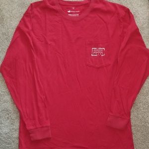 Southern Marsh houndstooth and red shirt